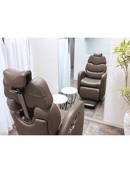 個室があるサロン