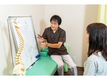 模型やホワイトボードで丁寧にご説明いたします。