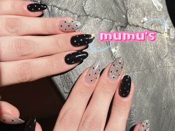ムムズ 渋谷店(mumu's)/長さだしドットネイル
