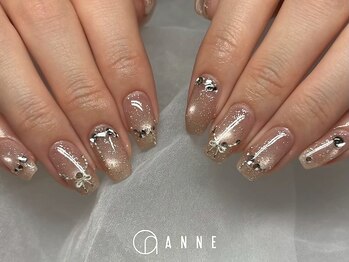 アンネ 梅田 ALLYS店(ANNE)の写真/人気サンプルから選べる定額ネイルは¥8250☆理想のデザインで指先からときめきを演出◎