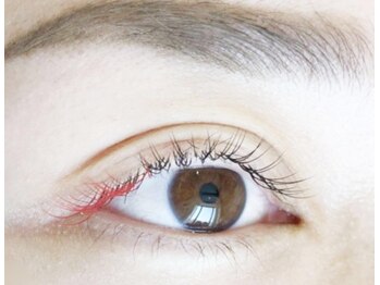 ミニョンアイラッシュデザインサロン　北花田店/＋カラー　【レッド】