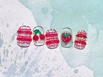 ゆびノさき イバラキシ(ibarakishi)/いちごとさくらんぼ