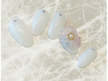 ブレスネイル(brace Nail)/ねんど立体フラワー