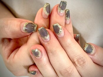 ヌル ネイル 堀江(NURU NAIL HORIE)/大人カラー!ニュアンスネイル☆
