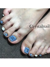 クリスタルネイル ボンベルタ橘店(CRYSTAL NAIL)/デニムネイル