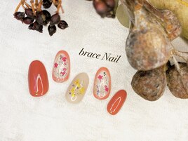 押し花×ワイヤー