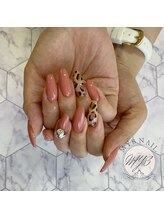 マイビーネイル(MYB NAIL)/レオパード柄ネイル