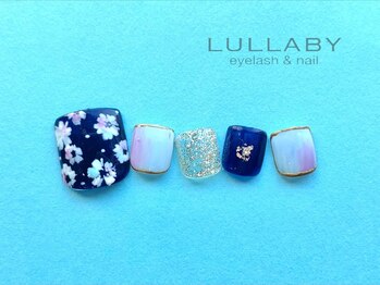 ララバイ 立川北口店(LULLABY)/ネイビーフラワー