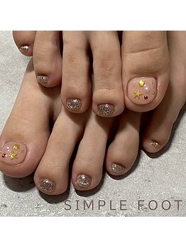 サッシーラッシュ(SASSY LASH)/simple foot ♪