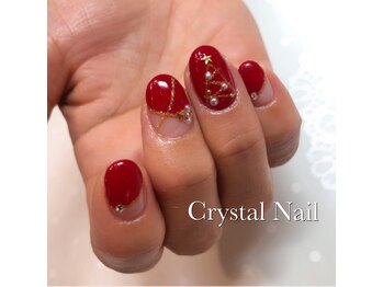 クリスタルネイル ボンベルタ橘店(CRYSTAL NAIL)/クリスマスネイル
