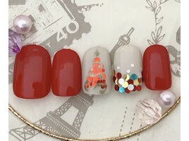 クリスマスネイル