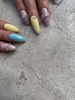 ネイルズビー 国府店(Nail's be)/パステルカラーネイル