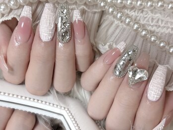 リンドネイル バイ モカ アンド ララ(Lind nail by moca and LaLa)/【mio】ツイードネイル
