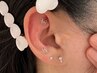 耳つぼジュエリー☆お試し価格！　カウンセリング込み30分/片耳6粒ずつ