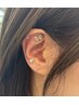【4週間以内の再来】耳つぼジュエリー16粒つけ放題¥2800