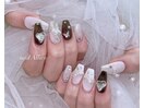 推しネイル イニシャルネイル