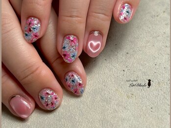 押し花埋め尽くし×ハートマグ