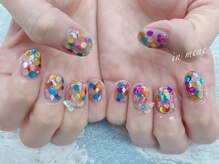 インミニネイルサロン 上野御徒町(INMENE)/ラメワンカラー¥4400