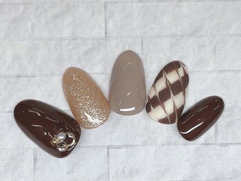 アルセア 上野御徒町店(Alcea)/バレンタイン チョコネイル