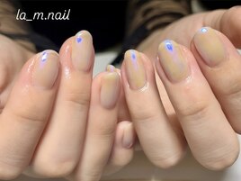 オーロラパウダーネイル