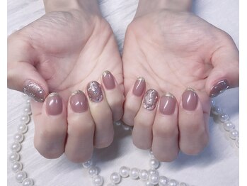 キラキラネイル 川口 南鳩ヶ谷店/フレンチラインデザイン