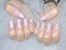 ゴージャス持込 桜ネイル