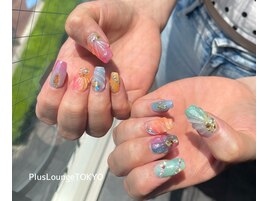 夏カラー★トロピカルネイル♪
