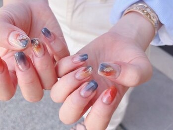 サリナスネイル 西院店(SARINASNAIL)の写真/【ニュアンスネイルが好きな方必見◆こだわり¥7800】お洒落でこなれた指先へ♪ニュアンスデザインが豊富◎