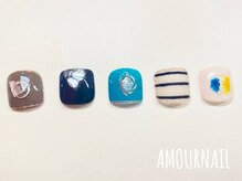 アムールラッシュ 新宿店(Amour lash)/フット 親指アートコース