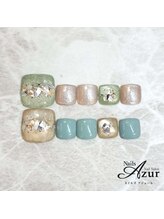 ネイルズアジュール アピタ新潟西店(Nailz Azur)/フット　定額デザインCコース