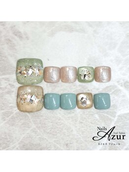 ネイルズアジュール アピタ新潟西店(Nailz Azur)/フット　定額デザインCコース