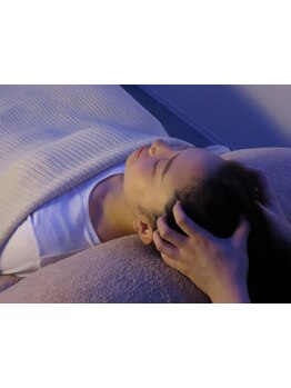 ヘッドスパで癒されたい