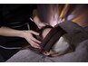 睡眠改善【脳疲労ケア】ラグジュアリードライヘッドスパ40分★シルクの眠り