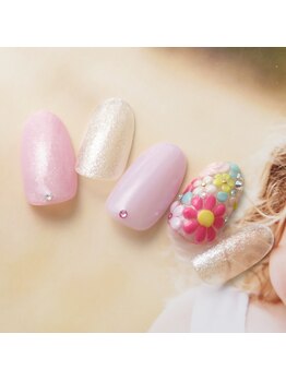 ラ カゼッタ(La casetta)/3Dぷっくりフラワーネイル