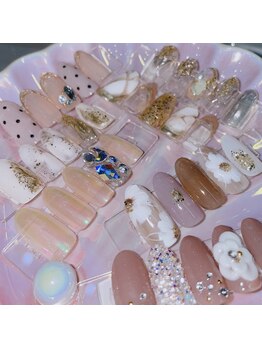 ネイルサロン アール(R)/90分つけ放題8000yen