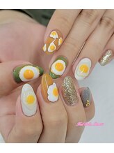 ローズ56(Rose56)/目玉焼きネイル