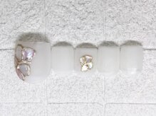 アゲート(Agate)/シンプルフットネイル