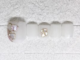 シンプルフットネイル