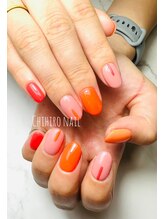 チヒロネイル/３色カラーで見せるネイル