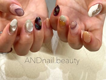 アンドネイル ビューティー(AND nail,beauty)/春ネイル/ニュアンス/藤沢