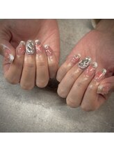 ネイルサロンファストネイルプラス 新宿店(FAST NAIL PLUS)/2025夏ネイル【チークネイル】