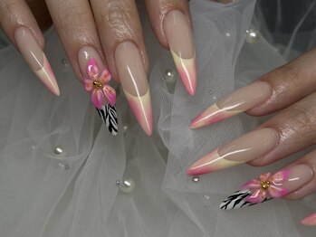 テネル 横浜(tener)/>>海外風フレンチネイル♪