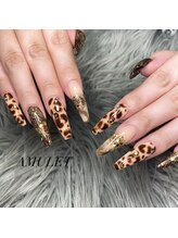 アミュレット(AMULET)/ヒョウ柄ネイル