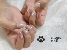 くまネイル/冬ネイル