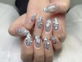 持ち込みハートネイル