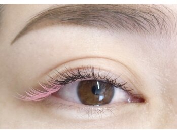 ミニョンアイラッシュデザインサロン　北花田店/＋カラー　【ピンク】