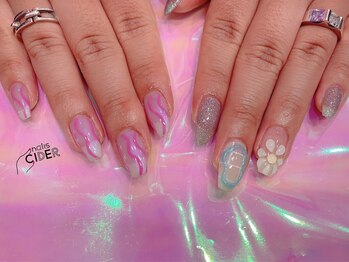 ネイルズサイダー(nails CIDER)/お花ぷっくり