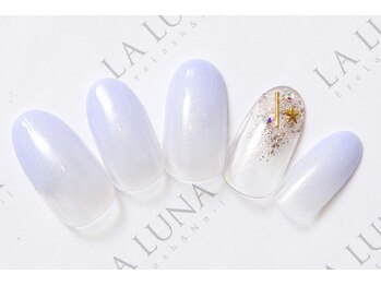 ラルナ ネイルアンドアイラッシュサロン(LA LUNA nail & eyelash salon)/24年7月8月◇定額ナチュラル◇