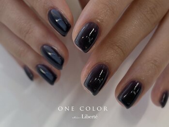 アトリエ リベルテ 市電通り店(atelier Liberte)/ネイビーワンカラー yuho