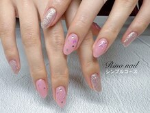 リノ ネイル(Rino nail)/ピンクネイル　70419
